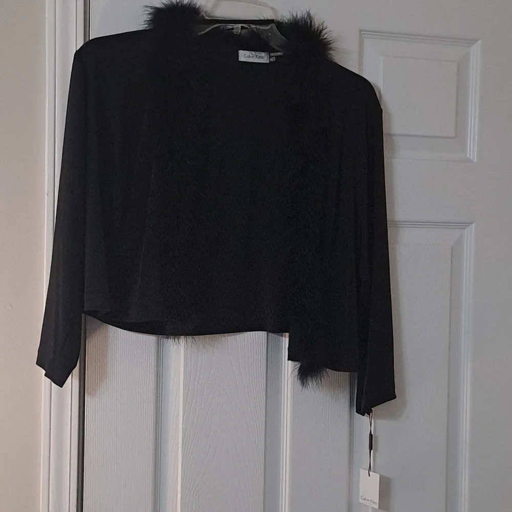 Long sleeve soft bolero jacket - Picture 1 of 4